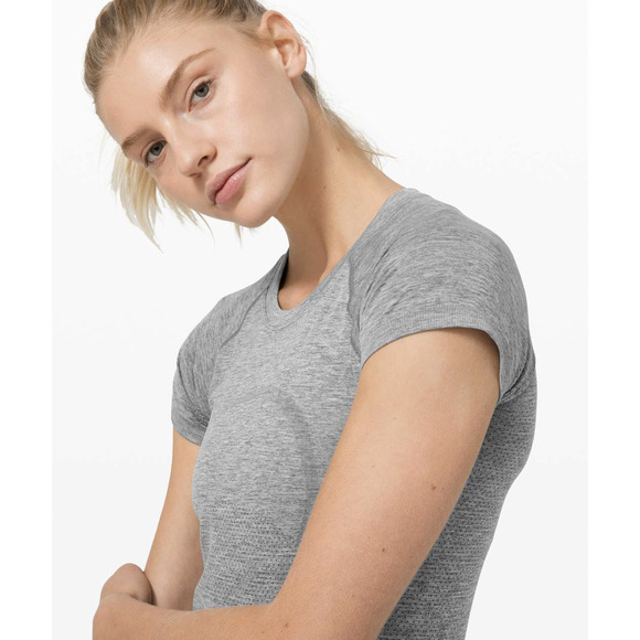 Lululemon Swiftly Short Sleeve Gray 10 NWOT - Picture 4 of 11